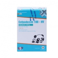 Cefpodoxim 100-HV vỏ xanh H*10 gói