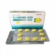 Clarithromycin 250mg(clarividi) - Hộp 2 vỉ x 10 viên