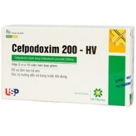 Cefpodoxim 200-hv (cefpodoxime) Hộp 30 viên