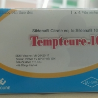 Temptcure 100mg(sidenafil) H1vỉx4viên