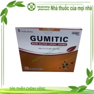 Gumitic ( acid alpha lipolic 200 mg ) ( hộp*12 vỉ*5 viên nang mềm )