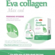 Gel vệ sinh phụ nữ Eva collagen Max cool xanh lá chai vòi lọ*150ml(TDN)