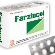 Farzincol (Zinc 10mg) Hộp 10 vỉ x 10 viên