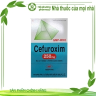 Cefuroxim 250 mg Mebiphar hộp*1 vỉ*10 viên