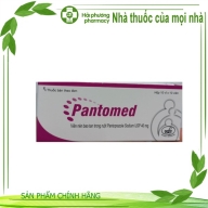 Pantomed (pantoprazole sodium ...40 mg ) Ấn hộp*10 vỉ*10 viên