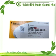 Axitan 40 mg enteric coated tablets ( pantoprazole 40 mg ) actavis hộp*3 vỉ*10 viên