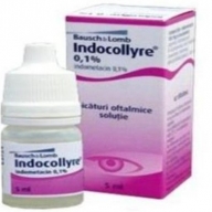 Indocollyre 0,1% 5ml - Thuốc nhỏ mắt chống viêm sau phẫu thuật