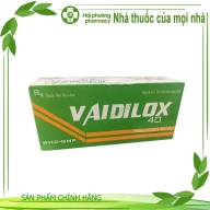 Vaidilox 40 ( Febuxostat 40 mg ) hộp*3 vỉ*10 viên