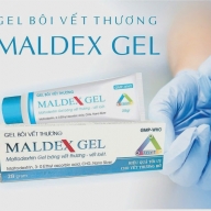 Gel bôi vết thương , bôi bỏng, vết loét MALDEX GEL ( maltodextrin ) tuýp*28g