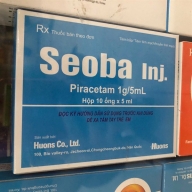 Seoba(Piracetam1g/5ml) Hộp 10 ống