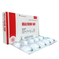 Oralfuxim(cefuroxime 500mg) H*2 vỉ x 10 viên