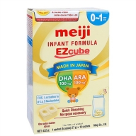 Sữa Bột Tốt Sữa Meiji Thanh số 0 EZcube 432g (0-1 tuổi)