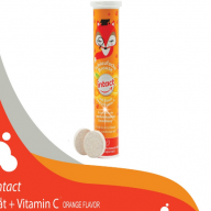 Sủi Sắt + Vitamin C hương cam Intact Đức (Hộp 15 viên 75g)