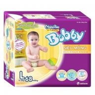 Tã dán Bobby Fresh siêu mỏng L68