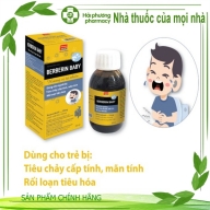 Berberin baby Tiêu chảy, rối loạn tiêu hóa ( racecadotril 10 mg ) lọ*60ml