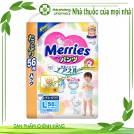 Bỉm Merries quần L bịch * 56 miếng