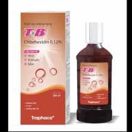 Nước súc miệng họng T-B traphaco (chlorhexidin 0.12%) 250ml