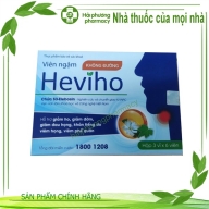 Viên ngậm Heviho không đường hộp 3 vỉ*6 viên