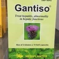 Gantiso Hộp 30 viên - Thuốc giúp điều trị các bệnh lý ở gan hiệu quả