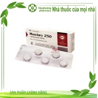 Maxclary 250 (Clarithromycin 250mg) hộp * 2 vỉ * 5 viên