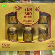 Yến sào đông trùng hồng sâm sét 6 lọ