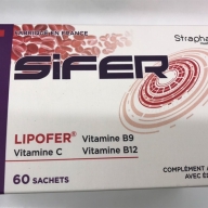 Sifer ( lipofer vitamin c , vitamin b9, vitamin b12 ) strapharm hộp*60 gói