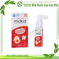 Xịt chống sâu răng Midkid vị táo dỏ lọ*ml