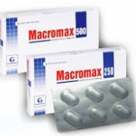 Macromax (azithromycin 250 mg) - Hộp 1 vỉ x 6 viên