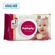 Khăn ướt Mamamy 100 tờ có nắp, có mùi