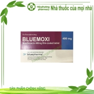 Bluemoxi 400 mg ( Moxifloxacin 400 mg ) hộp*1 vỉ*7 viên