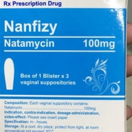 Nanfizy 100mg Hộp 3 viên đặt - Farmaprim Moldova - Sip