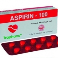 Aspirin-100 TPC Hộp 3 vỉ 10 viên