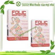 Folic Biofaktor 400mg h*3 vỉ*10 viên