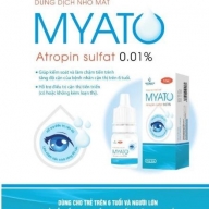 Dung dịch nhỏ mắt Myato ( Atropin sulfat 0.01 %) Vimedco lọ*5ml