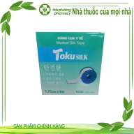 Băng lụa y tế Toku silk 1.25cmx4m hộp *1 cuộn