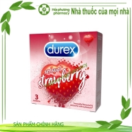 Durex sensual Strawberry hộp*3 cái
