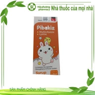 Vitamin tổng hợp Pibakiz Multivitamin, lysine syrup lọ*125ml