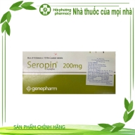 Seropin 200 mg ( Quetiapine ) hộp*6 vỉ*10 viên