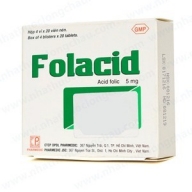 Folacid 5mg hộp 80 viên