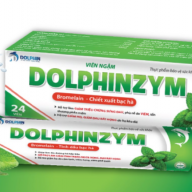 Ngậm Dolphinzym hộp*1 tuýp*24 viên