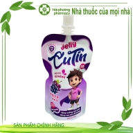 Nước thạch Jelly Cutin tăng sức đề kháng vị nho gói*125ml