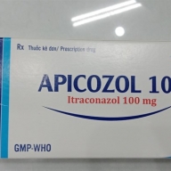 Apicozol 100 mg hộp 6 viên