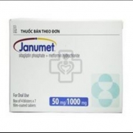 Janumet 50mg/1000mg Hộp 28 viên