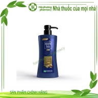 Dầu gội dược liệu nguyên xuân sạch gàu màu xanh tím than lọ*450ml