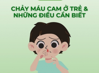 CHẢY MÁU CAM Ở TRẺ & NHỮNG ĐIỀU CẦN BIẾT